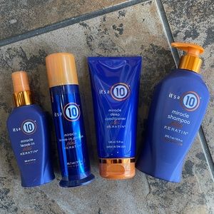 It’s a 10 miracle plus keratin hair products